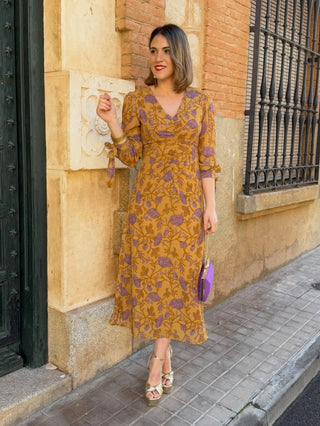 Vestido gasa estampado | Lirio - Alalá Moda Mujer