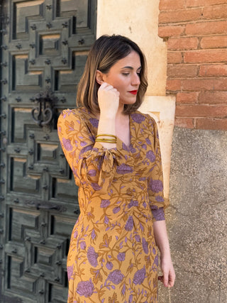 Vestido gasa estampado | Lirio - Alalá Moda Mujer