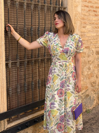 Vestido gasa estampado | Martina - Alalá Moda Mujer