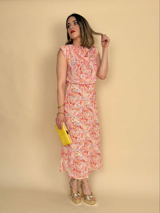 Vestido gasa estampado| René - Alalá Moda Mujer