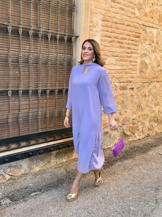 Vestido gasa lila | Juliette - Alalá Moda Mujer