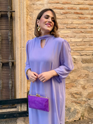 Vestido gasa lila | Juliette - Alalá Moda Mujer