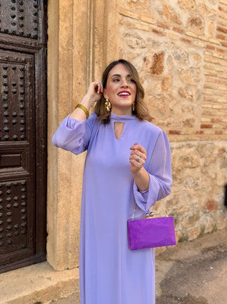 Vestido gasa lila | Juliette - Alalá Moda Mujer