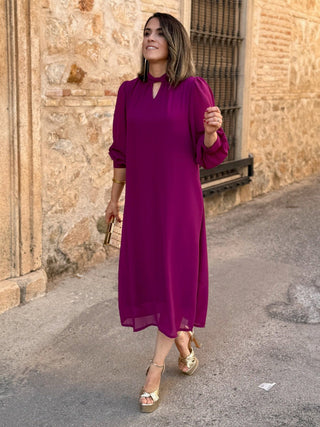 Vestido gasa liso | Aria - Alalá Moda Mujer