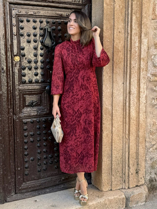 Vestido gasa midi | Paris - Alalá Moda Mujer