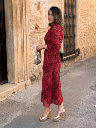 Vestido gasa midi | Paris - Alalá Moda Mujer