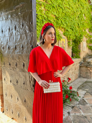 Vestido gasa rojo | Irina - Alalá Moda Mujer