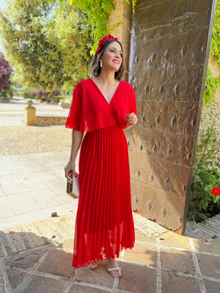 Vestido gasa rojo | Irina - Alalá Moda Mujer