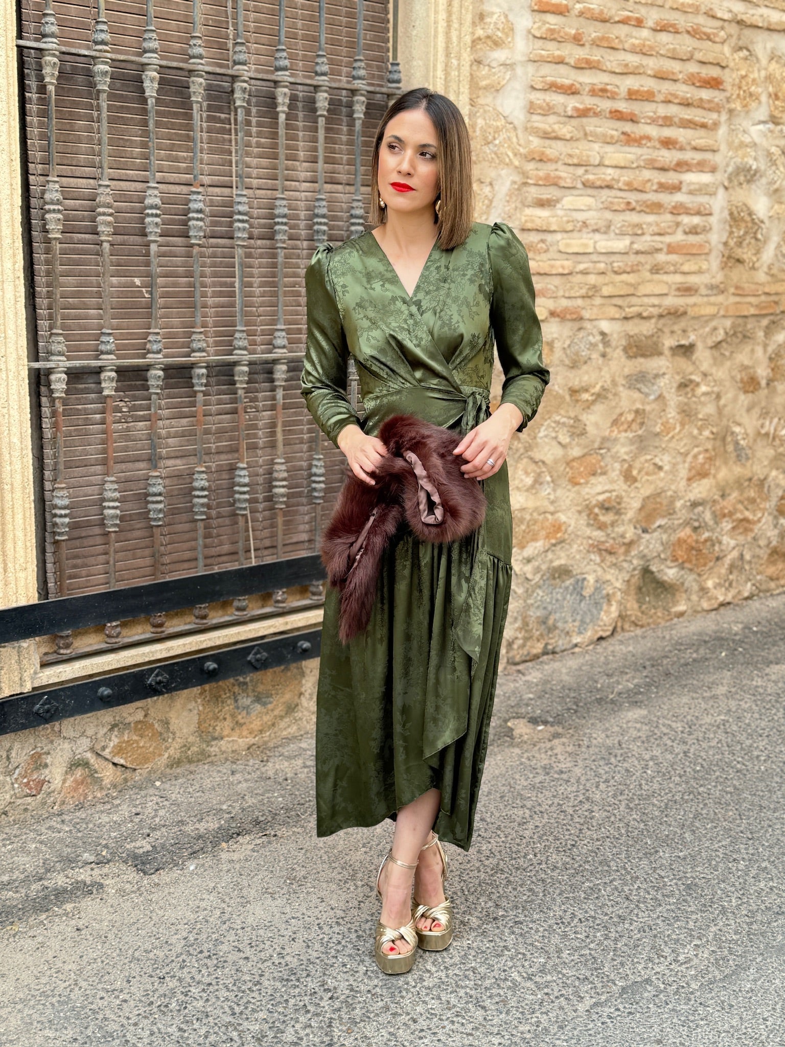 Outfit Vestido Verde Mujer Outfit Vestido Verde Olivo Vestidos