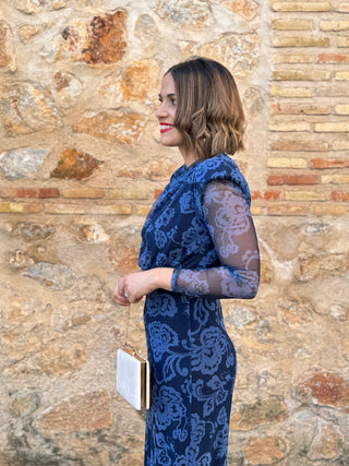 Vestido midi azul | Sephora - Alalá Moda Mujer