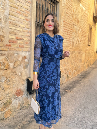 Vestido midi azul | Sephora - Alalá Moda Mujer