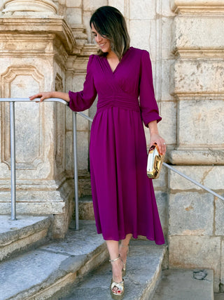 Vestido midi buganvilla | Isabela - Alalá Moda Mujer