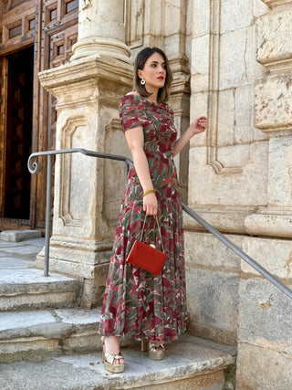 Vestido midi escote bardot | Moon - Alalá Moda Mujer