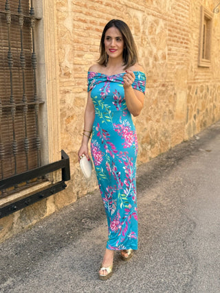 Vestido midi estampado | Cloth - Alalá Moda Mujer
