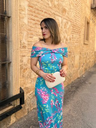 Vestido midi estampado | Cloth - Alalá Moda Mujer