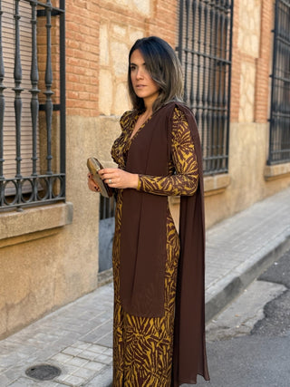 Vestido midi estampado | Dakota - Alalá Moda Mujer