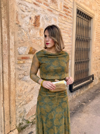 Vestido midi estampado | Fresia - Alalá Moda Mujer