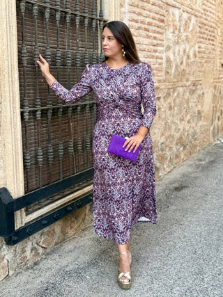 Vestido midi estampado| Nina - Alalá Moda Mujer
