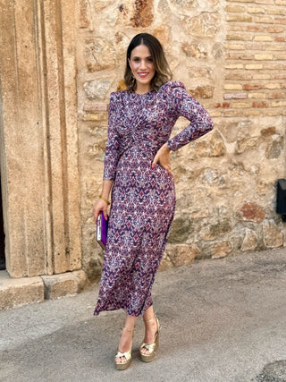 Vestido midi estampado| Nina - Alalá Moda Mujer