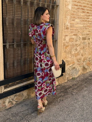 Vestido midi estampado | Ronnie - Alalá Moda Mujer