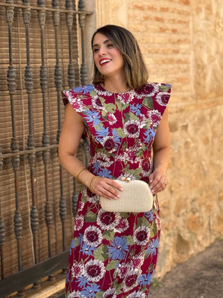 Vestido midi estampado | Ronnie - Alalá Moda Mujer