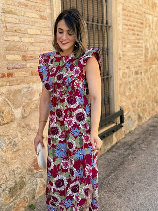 Vestido midi estampado | Ronnie - Alalá Moda Mujer