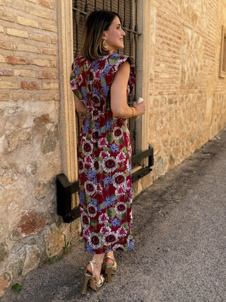Vestido midi estampado | Ronnie - Alalá Moda Mujer