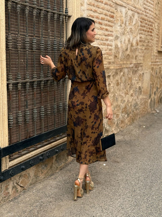 Vestido midi estampado | Sephora - Alalá Moda Mujer