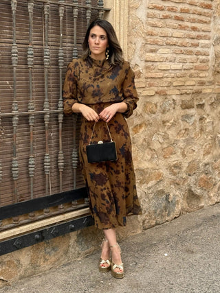 Vestido midi estampado | Sephora - Alalá Moda Mujer