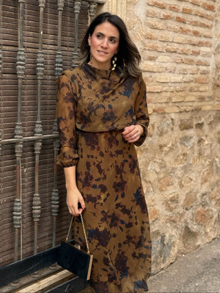 Vestido midi estampado | Sephora - Alalá Moda Mujer