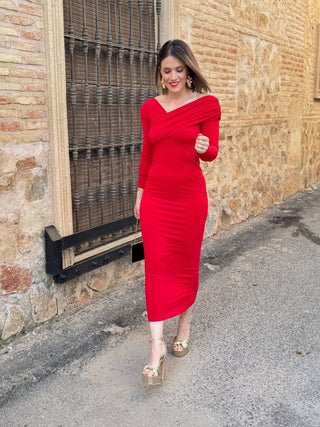 Vestido midi | Naisi - Alalá Moda Mujer