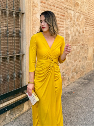 Vestido Mostaza | Telva - Alalá Moda Mujer