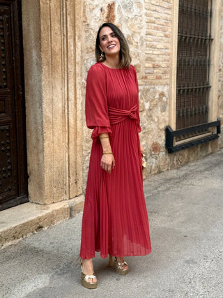 Vestido plisado | Aurea - Alalá Moda Mujer