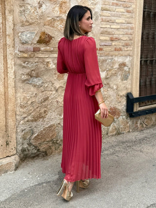 Vestido plisado | Aurea - Alalá Moda Mujer