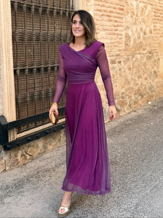 Vestido tul estampado | Amatista - Alalá Moda Mujer