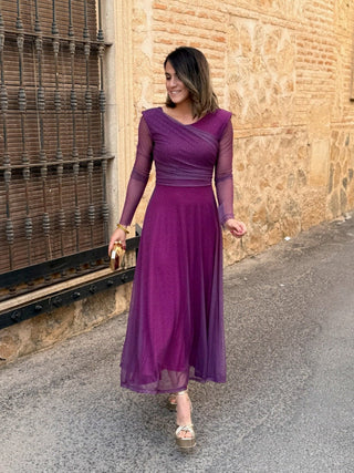 Vestido tul estampado | Amatista - Alalá Moda Mujer