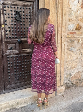 Vestido Tul Estampado | Dama - Alalá Moda Mujer