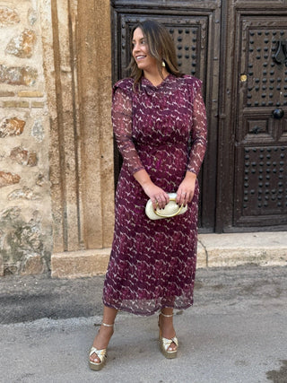 Vestido Tul Estampado | Dama - Alalá Moda Mujer