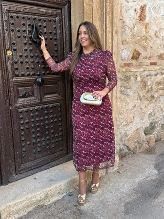 Vestido Tul Estampado | Dama - Alalá Moda Mujer