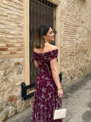 Vestido Tul estampado | Gala - Alalá Moda Mujer