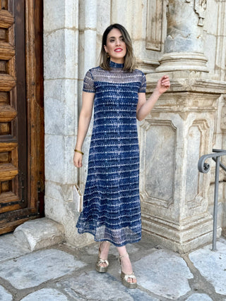 Vestido Tul estampado | Hally - Alalá Moda Mujer
