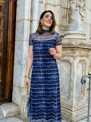 Vestido Tul estampado | Hally - Alalá Moda Mujer