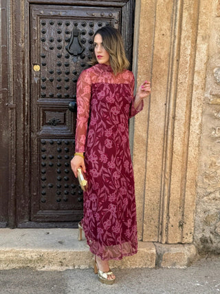 Vestido Tul estampado | Lyra - Alalá Moda Mujer