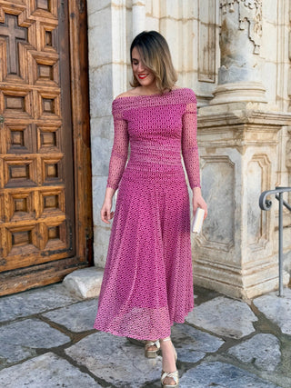 Vestido Tul estampado | Regina - Alalá Moda Mujer