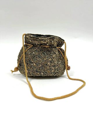 Mini bolso saco abalorios - Alalá Moda Mujer
