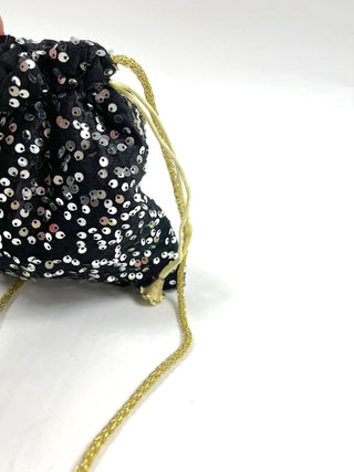 Mini bolso saco con lentejuelas - Alalá Moda Mujer