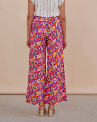 Pantalón estampado | Rosa - Alalá Moda Mujer