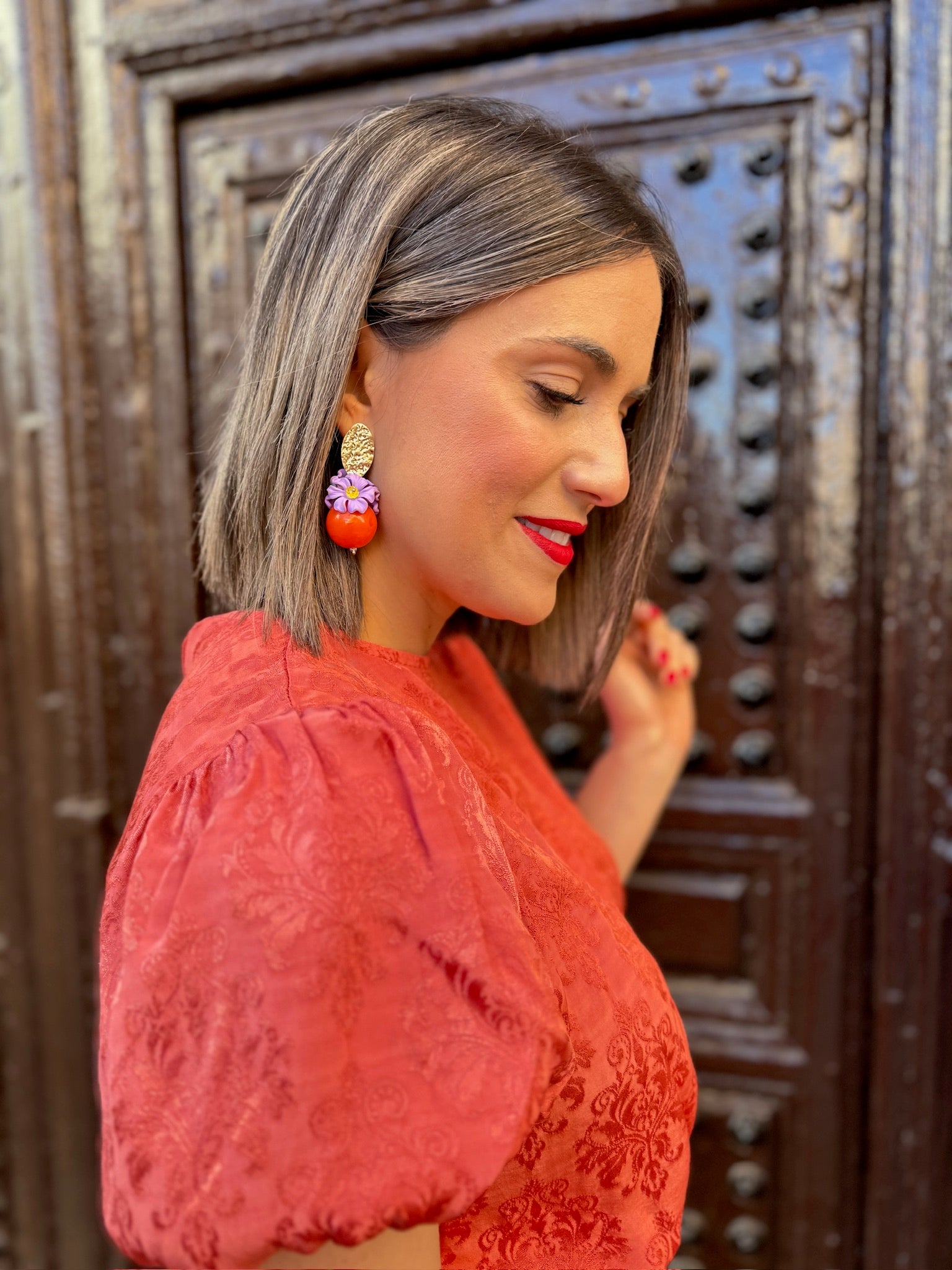 Pendientes para una boda de día