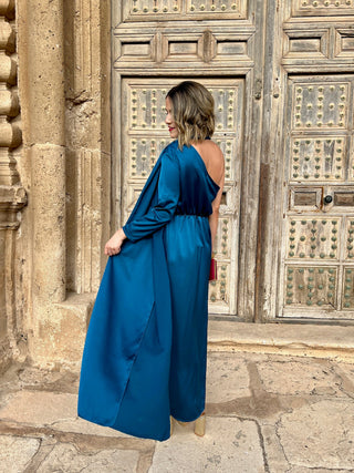 Vestido asimétrico azul noche | Julie - Alalá Moda Mujer