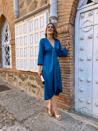 Vestido azul noche | Julen - Alalá Moda Mujer